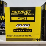 Aki Motor Honda Beat Iss Motobatt Mtz6S Aki Kering / Aki Gel