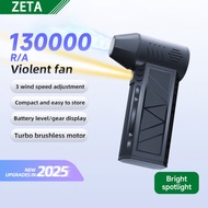 2025 Mini Turbo Violent Fan Mini 3nd generasi X3 Blower ganas Mini Turbo Jet Fan Handheld Brushless