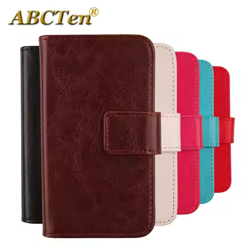 Case For Nokia Lumia 230 Leather Flip Case for Nokia 230 Case Cover Protector Funda