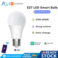 Xiaomi Mijia LED Bulb E27 Smart 5W 2700-6500K Dual Color Bluetooth Mesh Version Voice Control Light 