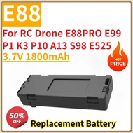 New Replacement Rechargeable Battery E88 3.7V 1800mAh for RC Drone E88PRO E99 P1 K3 P10 A13 S98 E525