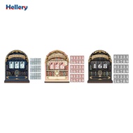 Hellery Wooden Book Read This Year Counter,Home up to 999 Bookshelf Decoration,Library Present for B