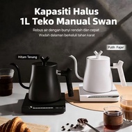 Slender mouthed electric kettle, 304 stainless steel, hand brewing kettle, intelligent temperature c