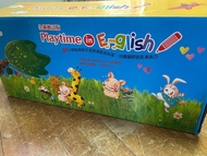 全新 Playtime in English（全套41冊+1支點讀筆+4CD+4DVD+106張閃示圖卡）