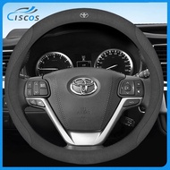 Ciscos Car Steering Wheel Cover Car Interior Accessories For Toyota Wish Hiace Sienta Altis Harrier CHR Vios Rush Alphard Camry RAV4 Innova