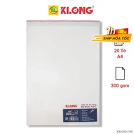 Giấy vẽ màu nước cao cấp (KLong) A4 + 20 tờ 300gsm (TP779)