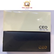 Bút ký tên lông bi nước vỏ đen nhám CEO 789 mực XANH. - Văn phòng phẩm Thu Thảo