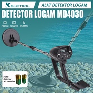 MD-4030 2 Baterai Detektor Logam Emas Metal Detector Alat Pendeteksi Logam Koin Mettal