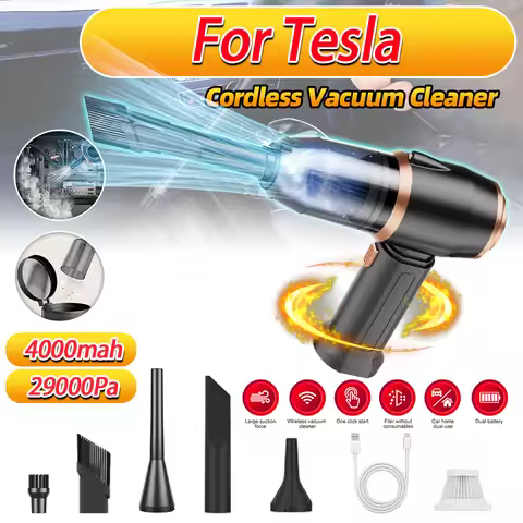 5 in 1 Car Vacuum Cleaner 120W High Power Vacuum Cleaner 4000mAh Wireless Car Vacuum Cleaner 29000Pa