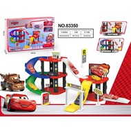 LARGE SIZE McQueen Parking Lot Toys Play Set