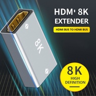 8K@60Hz HDTV 2.1 Adapter HDMI-compatible Converter Extender HDM Cable Cord Extension Adapter For Laptop Computer Monitor