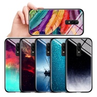 OnePlus 6 7 6T One 7T Pro Plus Aurora Gradient Starry Casing Phone Case protective Cover Back Glass 