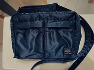 Porter tanker shoulder bag iron blue S