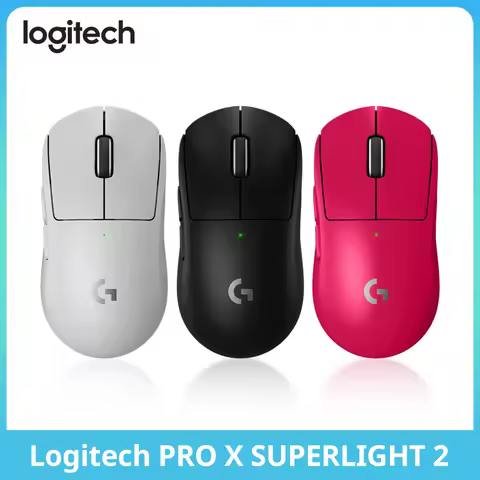 Logitech G PRO X SUPERLIGHT 2 Wireless Gaming Mouse, 44,000 DPI, 888 IPS, 5 Programmable Buttons, Es