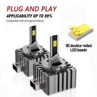 D1S LED D3S Car Headlight Bulbs D2S D2R D4S D4R D8S Lights 6000K Turbo Bi-Led CSP Lamp 1:1 Plug&Play