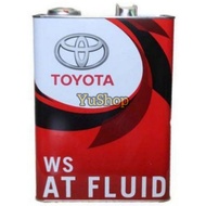 TOYOTA WS AUTOMATIC ATF GEAR OIL WS 4LITRE 08886-02305
