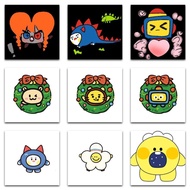 Korea Daigou 236 Sheets TREASURE Gem Box Official Baby Son Q Version Cartoon Stickers TME Must-Have 