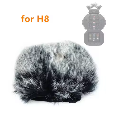 H8 Microphone Windscreen Outdoor Cover Windshield Muff Wind Shield Deadcat for ZOOM Zoom H8 Handy Re