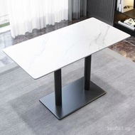 Bar Dining Table Bar Dining Rock Slab Commercial Clear Bar Table Table and Chair Coffee Shop Combina