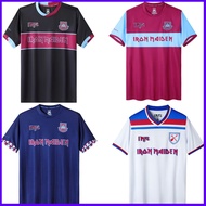 21 22 West Ham United home and away version numbers. 11 collar football team uniform short sleeved training kit