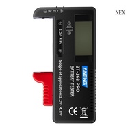 NEX BT168  Battery Capacity Tester for 1 2-4 8V AA AAA Cell C D 18650 Battery