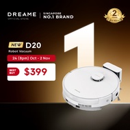 【NEW】Dreame D20 / D9 Max Gen 2 Robot Vacuum and Mop | 13,000Pa Vormax Suction | HyperStream™DuoBrush
