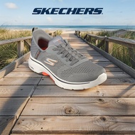 Skechers สเก็ตเชอร์ส รองเท้าผู้ชาย Men GOwalk 7 GOwalk Shoes - 216648-GYOR - Air-Cooled Memory Foam