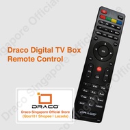 Authentic Original Draco Digital TV Remote Control for Draco Set-Top Box HDT2 -7700 - with 2 X AAA batteries.