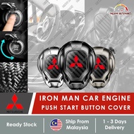 MITSUBISHI 𝐏𝐔𝐒𝐇 𝐒𝐓𝐀𝐑𝐓 𝐁𝐔𝐓𝐓𝐎𝐍 Keyless Cover XPANDER TRITON ASX LANCER OUTLANDER MIRAGE STORM Accessor
