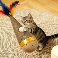 Feather & Bell Rolling Toy for Happy Cats Mainan Bulu & Loceng Berguling untuk Kucing Gembira