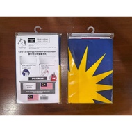 3 feet x 6 feet (90 cm x 180 cm) Malaysia Superpoly Flag