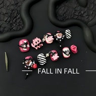 Y2K White Cute Funny Sweet Cool Handmade Wearing Nails