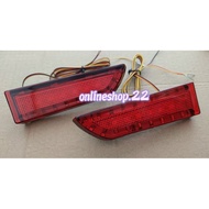 Persona Rear Bumper Reflector Led Albino White Merah Red