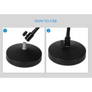 [READY STOCK] PROOCAM BS-7 Weighted Ring Light Table top Base for LED Video Lights (3KG) A