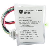 Peranti Pelindung Lonjakan HVAC Universal 120/240 VAC - Perlindungan Lonjakan Komprehensif, Pelindun
