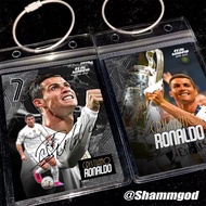 Shammgod制造"BBC组合"C罗皇家马德里欧冠自制皇马c罗球星卡挂件Cristiano Ronaldo peripheral football stars acrylic double-side