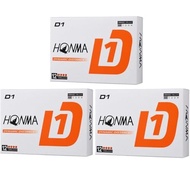 HONMA Golf D1 Golf Balls, 3-Dozen Set (36 balls), Orange