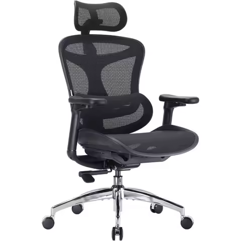 Doro C300 Ergonomic Office Chair with Ultra Soft 3D Armrests, Dynamic Lumbar Support for Home Office