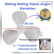 6-7 INCH CHARACTER FAN BLADES (DORAEMON, HELLO KITTY, ETC.)