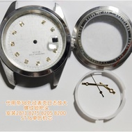 Dial Case Gold Diamond 38 Watch Diameter 8200 8215 8205 2813 Movement Single Calendar Transparent Bo