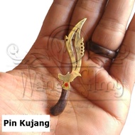 Aksesoris tambahan kopiah songkok peci pin bros kujang Spesial Siliwangi Miniatur Padjajaran Sunda b