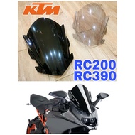Windshield Visor KTM RC200 RC250 RC390 Accessories Motor Cover Complete Set Bracket RC 200 250 390 V