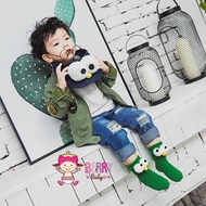 MERAH YooBerry Korean Style Children's Socks 3D Elmo Red Premium 3D Doll Socks Berry Mart