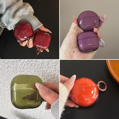 For Huawei Freebuds 5i 6i 7i SE 2 3 Huawei Free Clip 2 Translucent Macaron Colored Earphone Case Kor