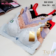 KATUN TALLY LACE BRA 2322 | CUP B | 3/4 Cups | No Wire | THIN FOAM | SIZE 36 – 42 | Hook 3 | FINE CO