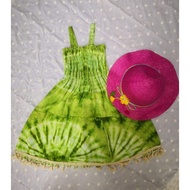 Handmade Thai Dye Kid Dress 2-4 years old