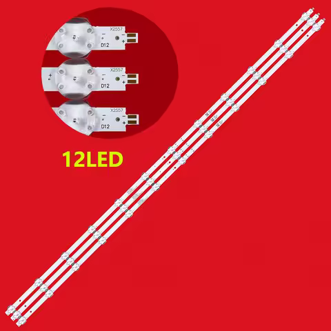LED Strip 12LED LED55D12A ZC62AG 03D for Haier 55 Smart TV S1 M1 , Candy UNO 55 KIVI 55U7 Polaroid P