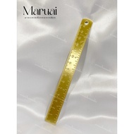 Genuine Brass Ruler 15 cm. Metal Ruler