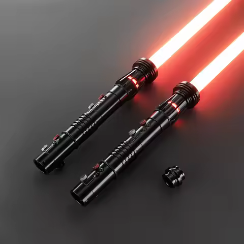 LGT SaberStudio Darth Maul Infinite Color Changing Metal Hilt Double-Blade Xeno3.0 Lightsaber Detach