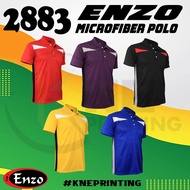 Enzo 2883 Microfiber Cut & Sew Collar T-Shirt Short Sleeve Unisex | Tshirt Polo Printing Enzo